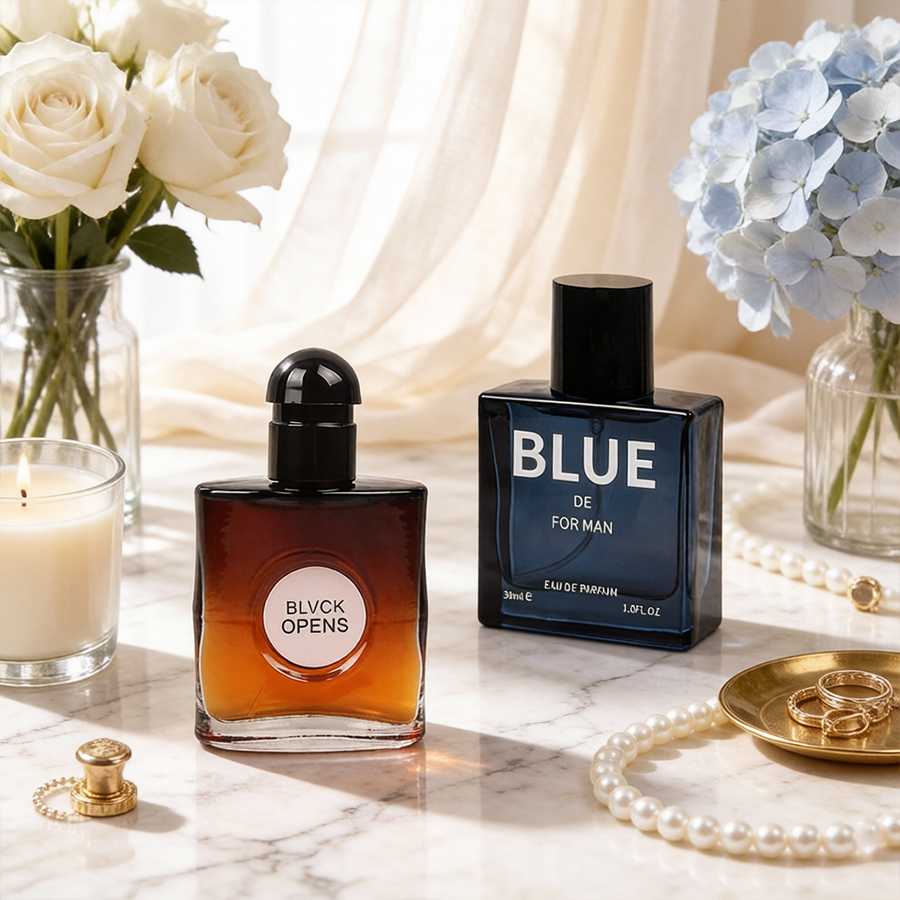 Perfume Fragrance Blue - Blue Parfum Erkek ve Kadın Kombinasyonu