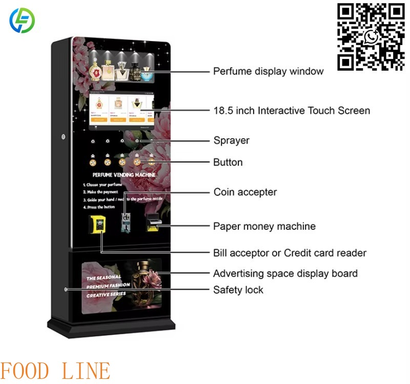 Özelleştirilmiş Popüler Toptan - Perfume Fragrance Vending Machine incelemesi ve fiyatı